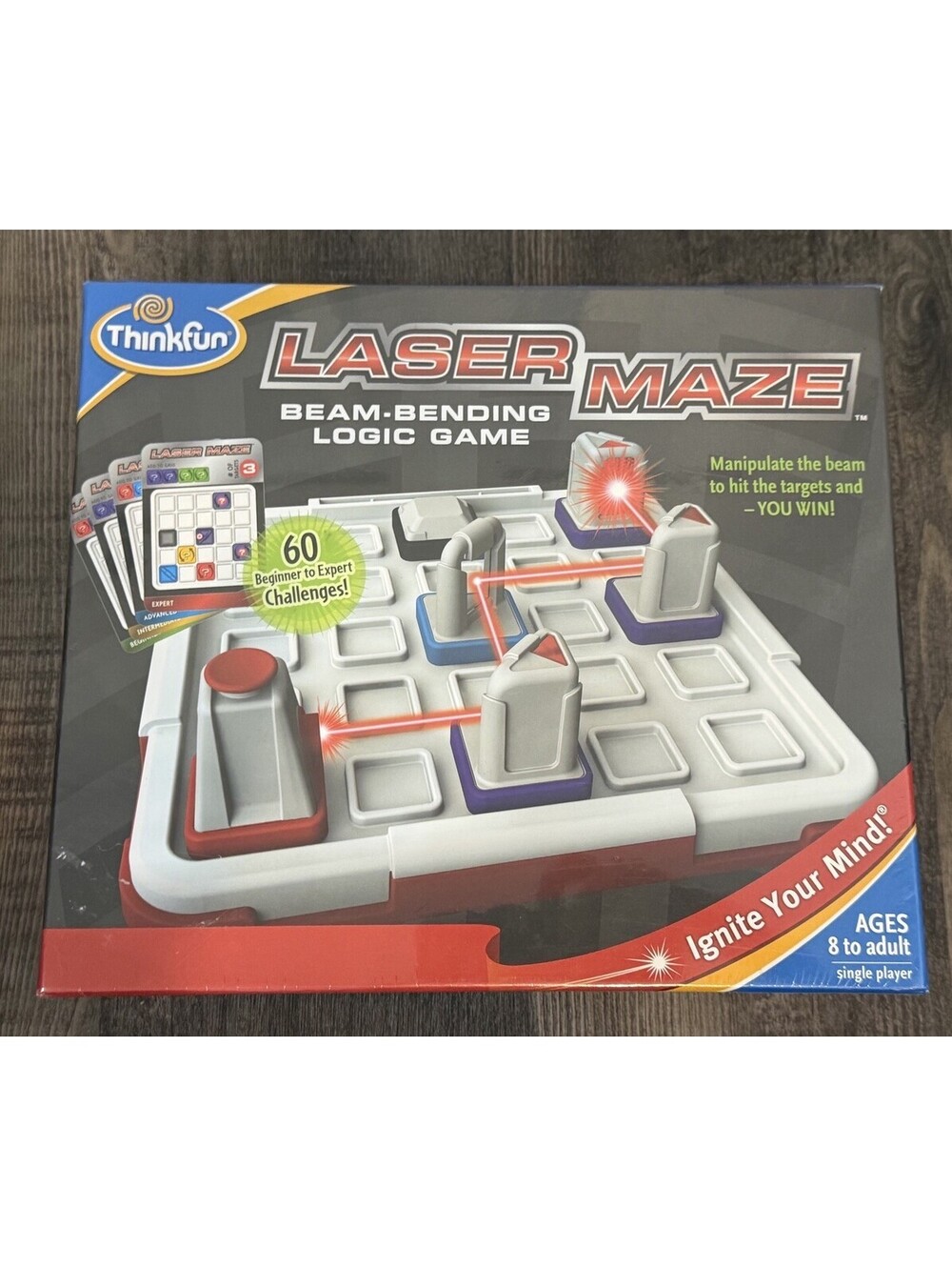 Laser Maze Beam Bending Logic Game Ages 8 to Adult, New and factory sealed.